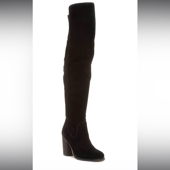 Kelsi Dagger Brooklyn Logan Over The Knee  Suede Boots - Picture 3 of 12